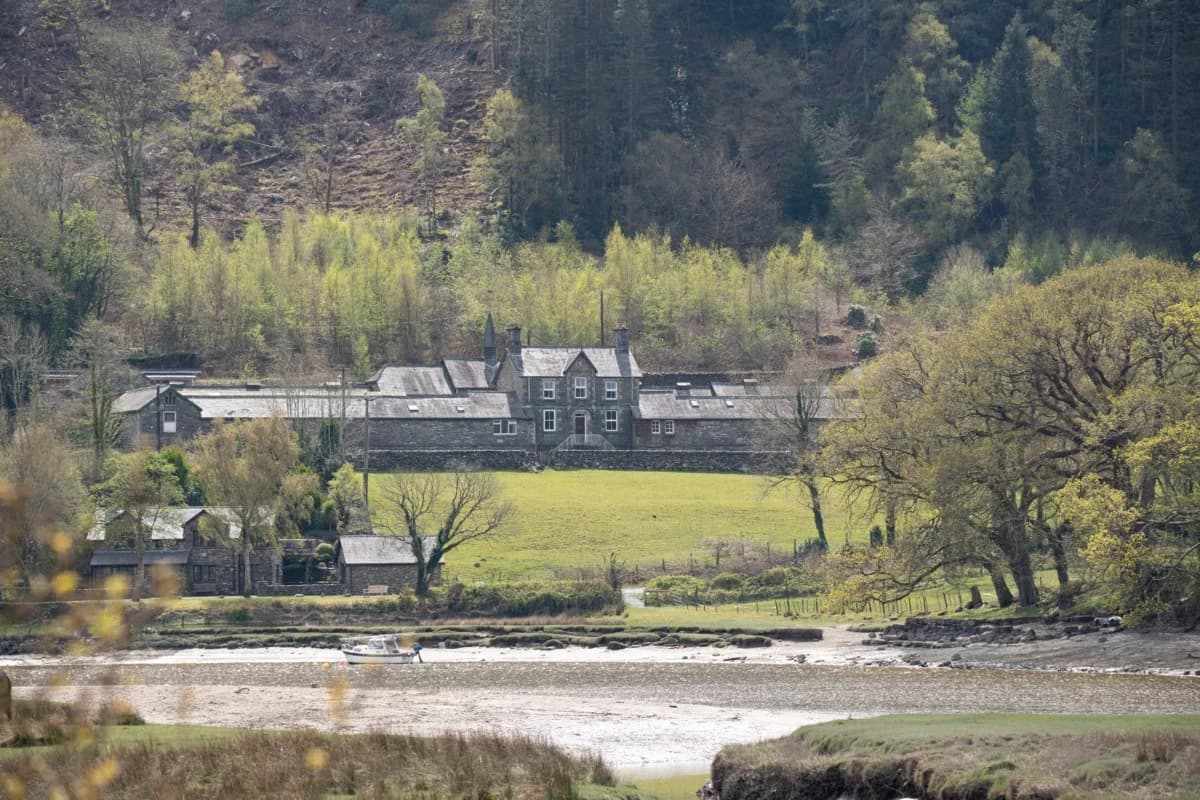 Penmaenucha Farm and the Mawddach Estuary